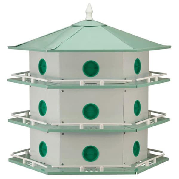 Heath Aluminum Purple Martin 18 Room Bird House - HEATHAH18D