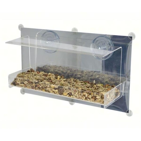 Songbird Essentials Songbird Essentials SE973 Clear View Deluxe Open Diner Mirrored Window Feeder - SE973