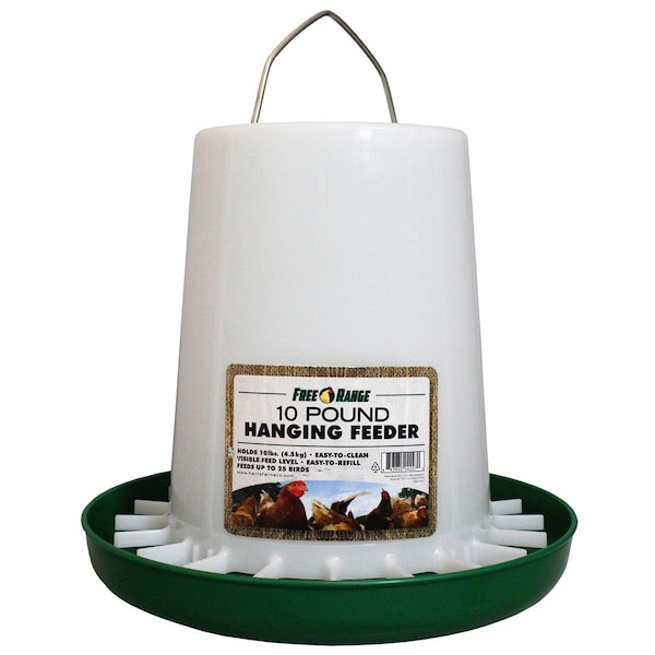 Harris Farms Pet 10 Lb Plastic Hanging Poultry Feeder - HA310496