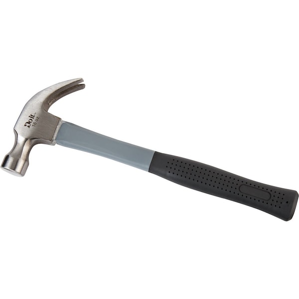 All-Source 16 Oz. Smooth-Face Curved Claw Hammer with Fiberglass Handle - 310662