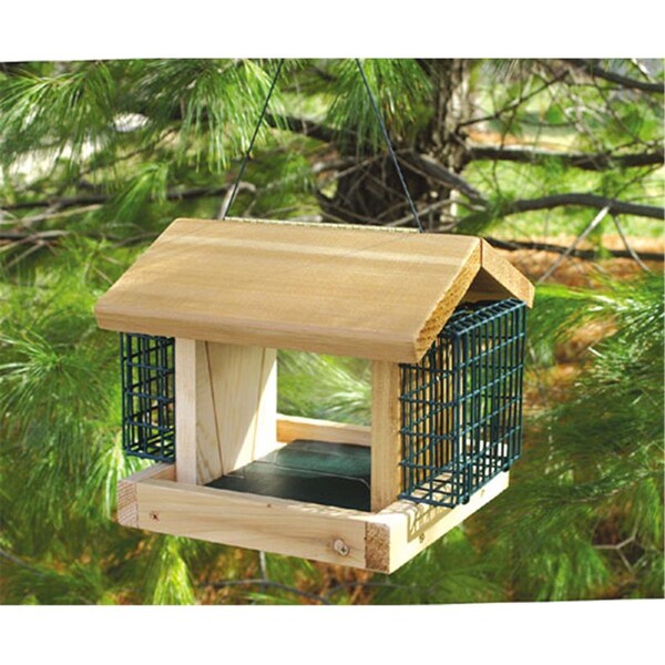 Songbird Essentials Songbird Essentials SESC2003C Plantation Feeder With 2 Suet Baskets - SESC2003C