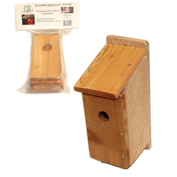 Songbird Essentials 12.5 and quot; x 4.5 and quot; x 3.25 and quot; Bluebird House Kit - SESC00605