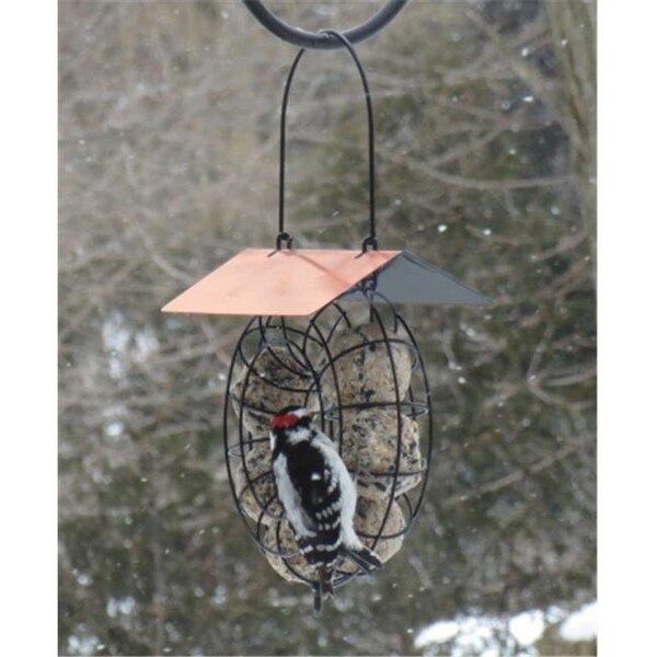 Songbird Essentials Songbird Essentials Suet Ball Copper Roof Round Wire Circle Feeder - SE909