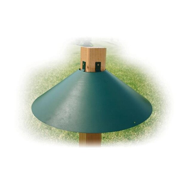 Woodlink WoodLink BAF3GR 22 in. Green Wrap Around 4x4 Post Mount Baffle - BAF3GR