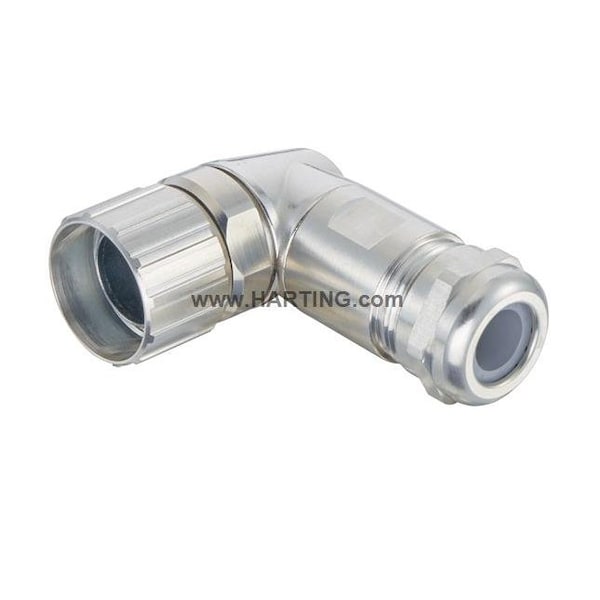 Harting Han M23 Capucha, Angulada 7 #12mm - No Emc, paquete de 5 - 09151000601