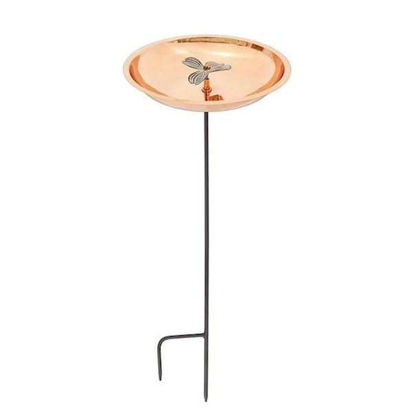 Mintueman Achla Mintueman-Achla BB-08-S Dogwood Birdbath with Stake - BB-08-S
