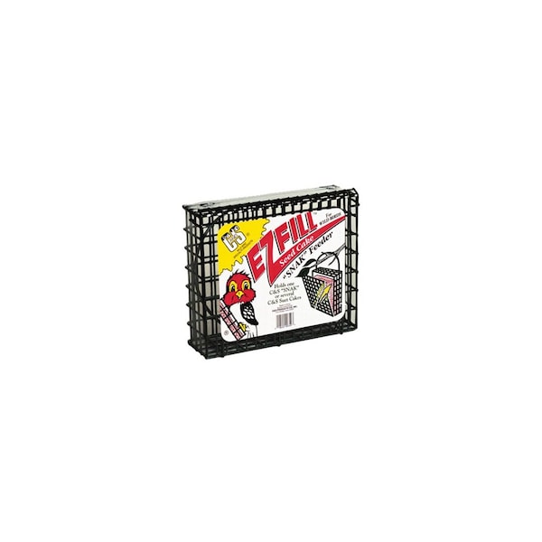 C&S Products EZ Fill Seed Cake Snak Bird Feeder, Holds 56-oz. of Suet Hunter Grenn - 100214388
