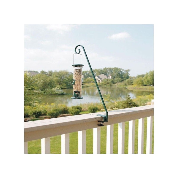 Audubon Plant Bracket Green Steel 32.4in H Hang Bird Feeders Powder Coated - NADECK