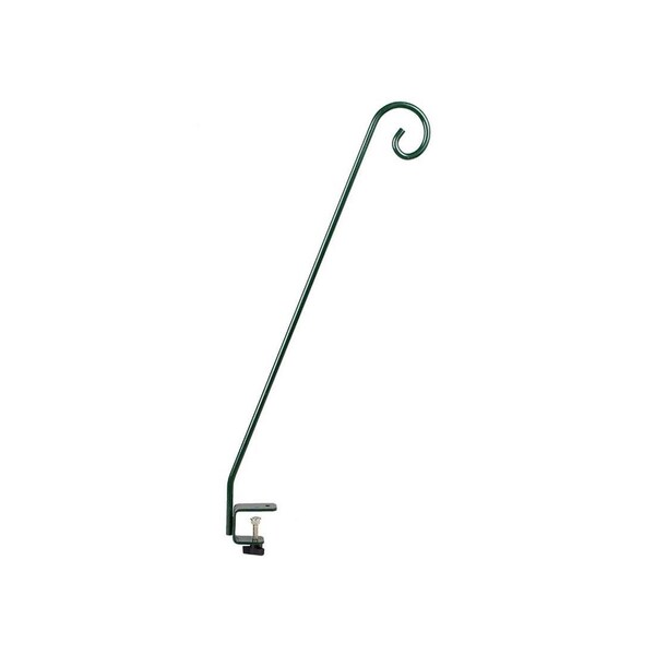 Audubon Plant Bracket Green Steel 32.4in H Hang Bird Feeders Powder Coated - NADECK