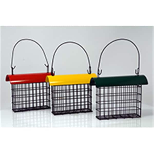 Songbird Essentials Deluxe Suet Cage with Color Metal Roof, 3PK - SE103