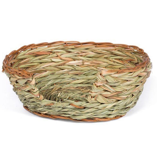 Prevue Pet Products Oval Pet Nest, Natural Grass - Large - PP-1072