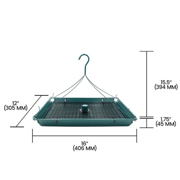 Zenport 2-in-1 Platform Bird Feeder, 6PK - Z203009