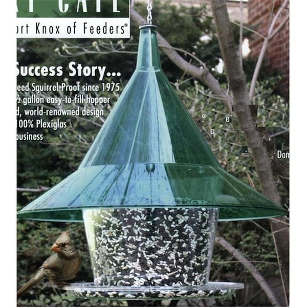 Arundale Products Inc Arundale AR360G 17" W x 13" L x 13" H Mandarin Sky Cafe Bird Feeder - Green - AR360G