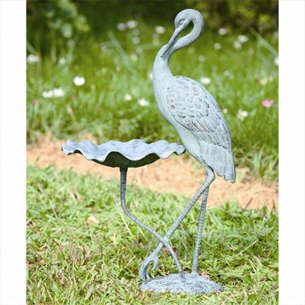Spi Home SPI Home 33086 Crane Birdbath - 33086