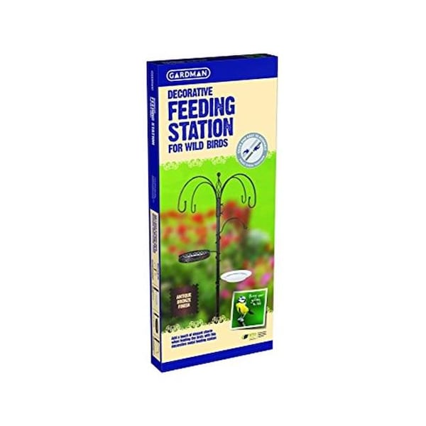 Gardman Usa Gardman USA BA09714 89 in. Bird Feeding Station  Antique Bronze - BA09714