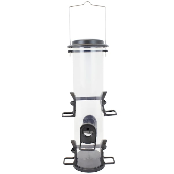 Perky-Pet Perky-Pet Goldfinch 4 lb Plastic 2-in-1 Tube Bird Feeder 6 ports - 3266