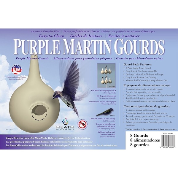 Heath 30008R30008R Gourd House, Plastic, Almond - 30008