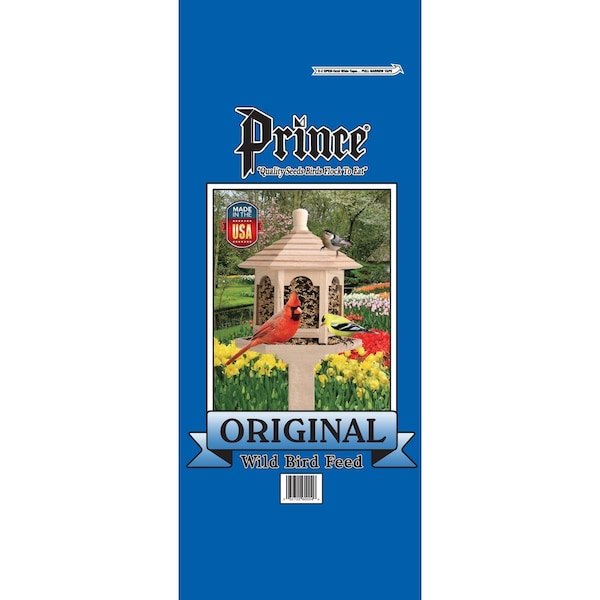 Prince Wild Bird Seed 10 lbs Original Wild Bird Feed Blue Bag, Blue - PR395908