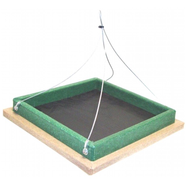 Songbird Essentials 10.5 x 10.3 x 1.8 Small Hanging Platform Feeder - SERUBSHPF100HD