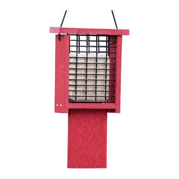 Woodlink Woodlink Going Green Wild Bird 1 lb Plastic/Wire Tail-prop Suet Feeder 2 ports - GGPROPSUET
