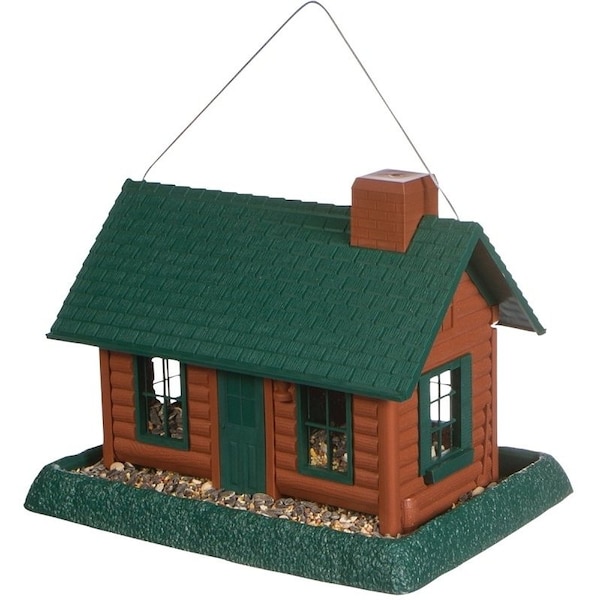 North States Industries North States 9063 Hopper Bird Feeder, 8 lb Food, Plastic, Green - 9063M