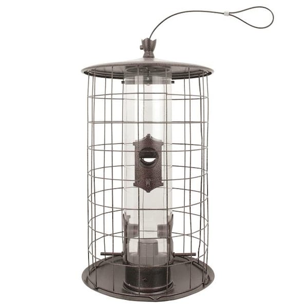 Perky-Pet Perky-Pet 8040454 3 lbs The Preserve Wild Bird & Finch Metal Wire Cage Bird Feeder; 4 Ports - 8040454