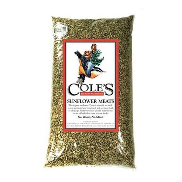 Coles Wild Bird Products Co Coles Wild Bird Products Co COLESGCSM20 Sunflower Meats 20 lbs. - COLESGCSM20
