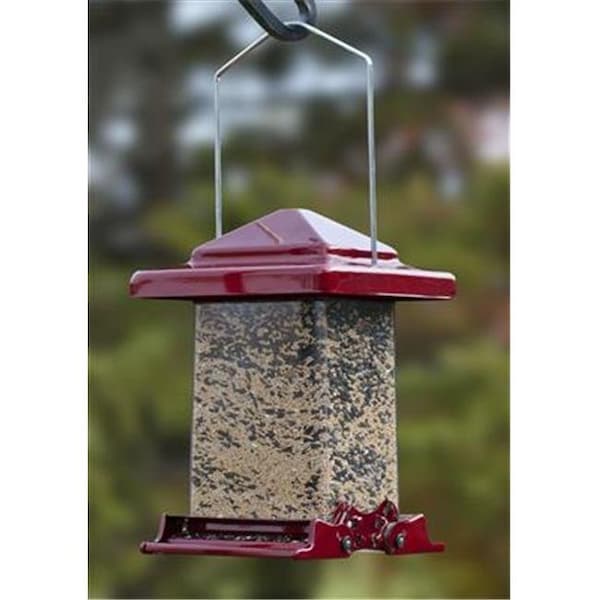 Woodlink WoodLink WL75160 Reflective Red Vista Squirrel-Resistant Feeder - 24601