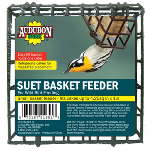 Global Harvest Foods 1841 Metal Suet Basket Cage - 197509