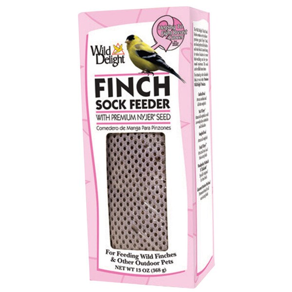 Wild Delight Wild Delight Finch 13 oz Mesh Sock Feeder Bird Feeder 1 ports - 383040