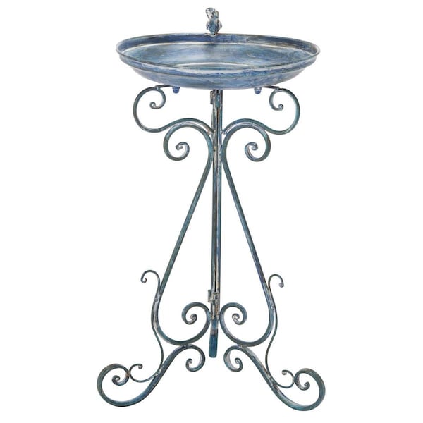 Safavieh Ashlan Bird Bath, Antique Blue - PAT5024C