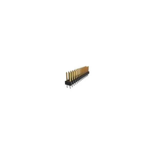 Cabezales y carcasas de cables de Fci, 10P, rectos, montados en la superficie, oro de .76 Au, de longitud .48 pulgadas - 77313-124-10LF