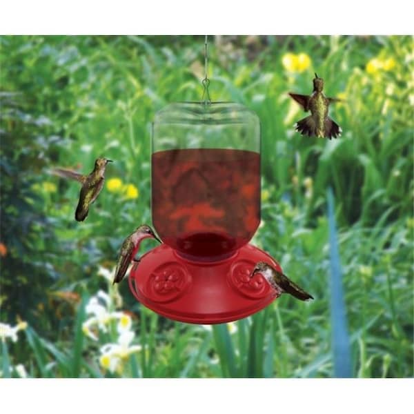 Songbird Essentials Songbird Essentials SE6026 Dr. JB Switchable 48 oz Feeder with Red Flowers - SE6026