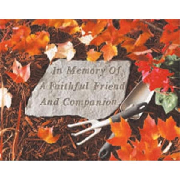 Kay Berry Inc Kay Berry- Inc. 69920 In Memory Of A Faithful Friend And Companion - Memorial - 14.5 Inches x 9.5 Inches - 69920