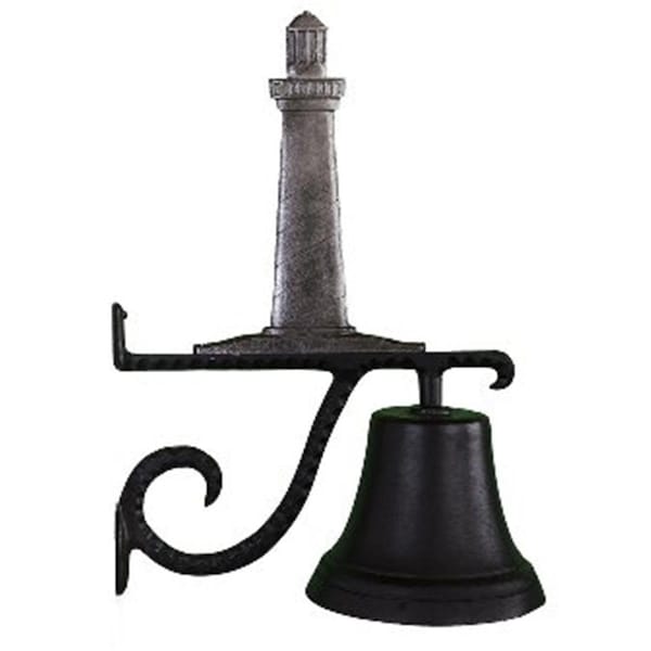 Swivel Cast Bell With Swedish Iron Cape Cod Lighthouse Ornament - SW389349