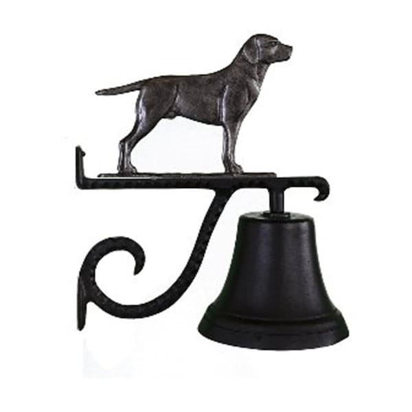 Swivel Cast Bell With Swedish Iron Lab Ornament - SW742007