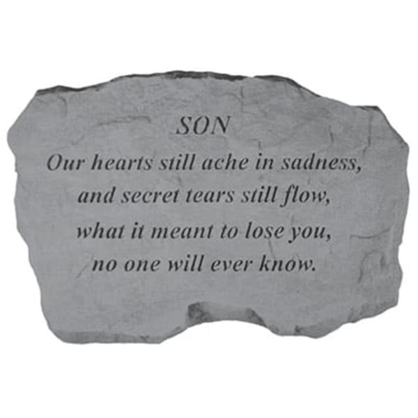 Kay Berry Inc Kay Berry- Inc. 99920 Son-Our Hearts Still Ache In Sadness - Memorial - 16 Inches x 10.5 Inches x 1.5 Inches - 99920