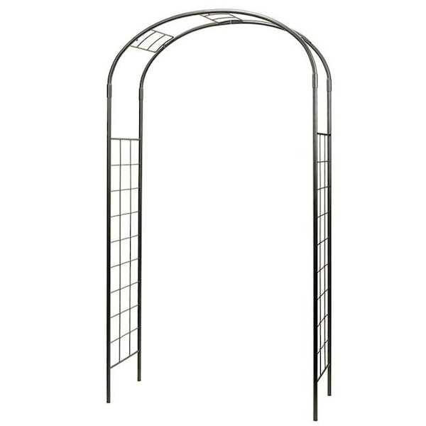 Achla Designs Achla ARB-10 Feng Shui Patio Decor Black Graphite Monet Lawn Garden Arbor - ARB-10