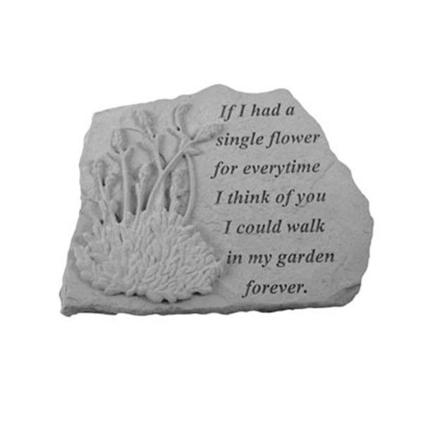 Kay Berry Kay Berry 07026 If I Had A Sinlge Flower Memorial Stone; Lavender - 7026