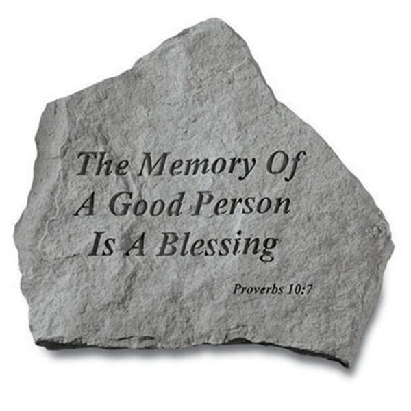 Kay Berry Inc Kay Berry- Inc. 93120 The Memory Of A Good Person - Memorial 15.25 Inches x 14 Inches - 93120