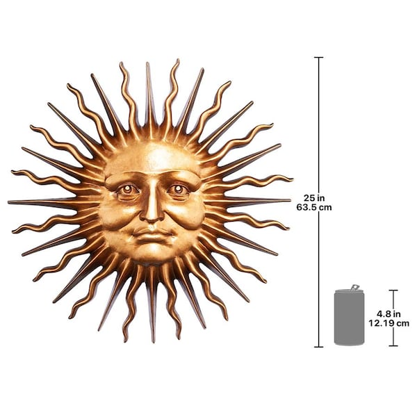 Design Toscano Sloane Square: Greenman Sun Wall Sculpture - NG34918