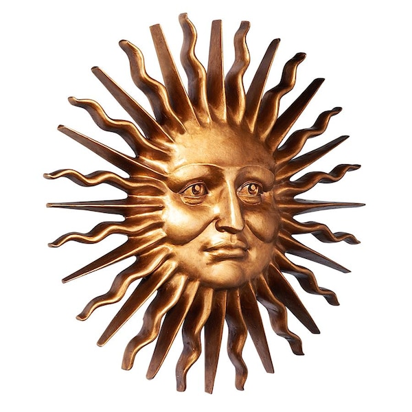 Design Toscano Sloane Square: Greenman Sun Wall Sculpture - NG34918