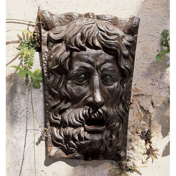 Design Toscano The Rotherfield Pub Greenman Cast Iron Wall Frieze - SP16926