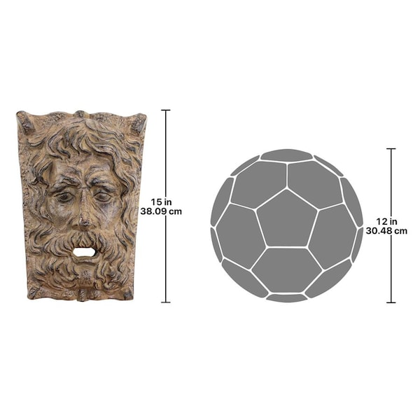 Design Toscano The Rotherfield Pub Greenman Cast Iron Wall Frieze - SP16926