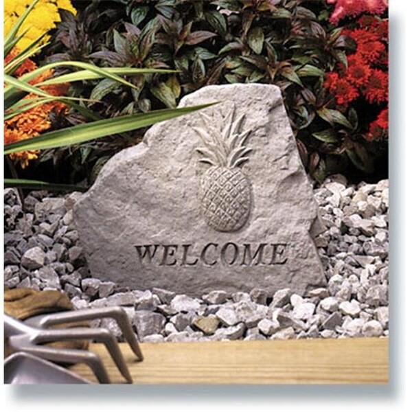 Kay Berry Inc Kay Berry- Inc. 64320 Welcome - Pineapple Garden Accent - 11.5 Inches x 9.5 Inches - 64320