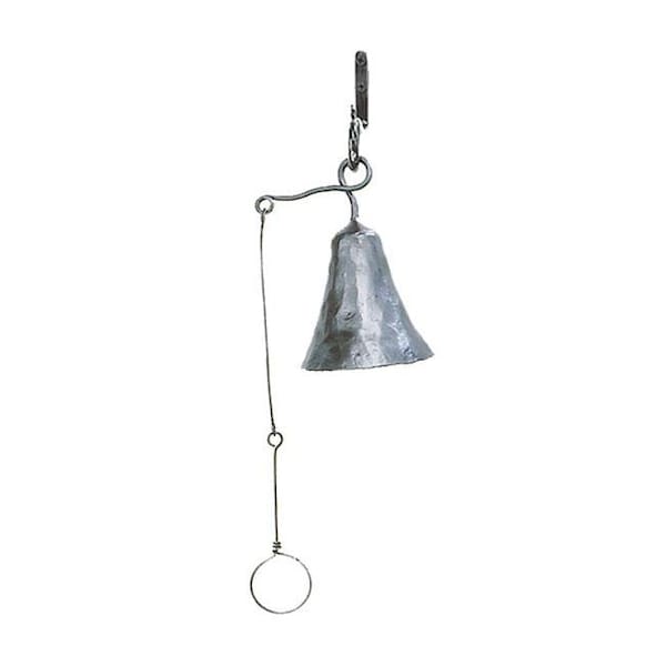 Achla Designs Achla WIB-01 Wrought Iron Knocker Bell Patio Accent - Graphite Powdercoat - WIB-01