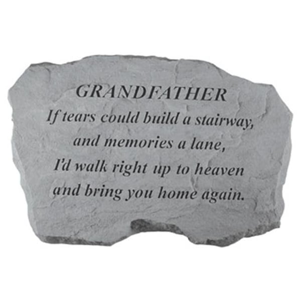 Kay Berry Inc Kay Berry- Inc. 97320 Grandfather-If Tears Could Build A Stairway - Memorial - 16 Inches x 10.5 Inches x 1.5 Inches - 97320