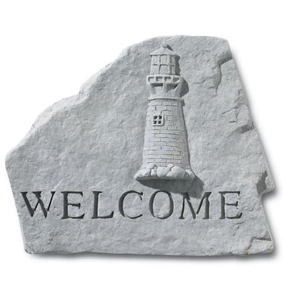 Kay Berry Inc Kay Berry- Inc. 67520 Welcome - Lighthouse Garden Accent - 11.5 Inches x 9.5 Inches - 67520