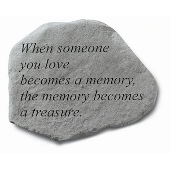 Kay Berry Inc Kay Berry- Inc. 69820 When Someone You Love Becomes A Memory - Memorial - 15.5 Inches x 12.5 Inches - 69820