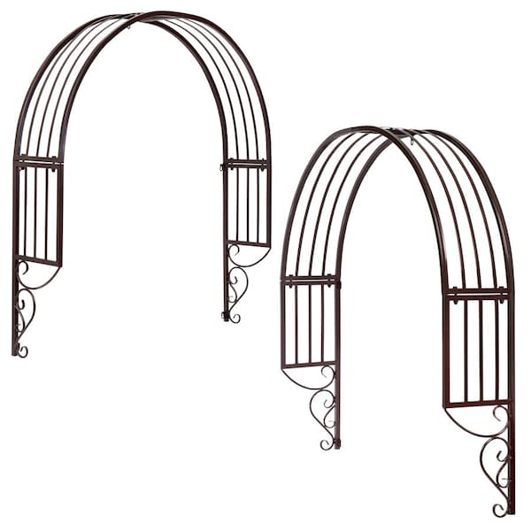Design Toscano Thornbury Ornamental Metal Garden Window Trellis, PK 2 - FZ91579